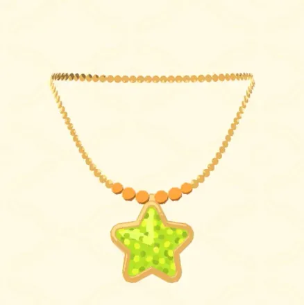 きらきらスターネックレス画像