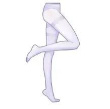 白パンスト画像