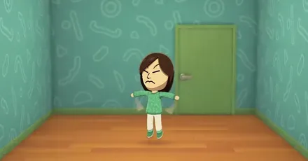 空中ジタバタ画像