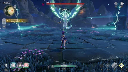 月光の山の守護者「マンロク」を倒す