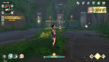 サングンの祭壇へ向かう