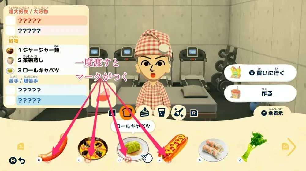 一度渡した食べ物