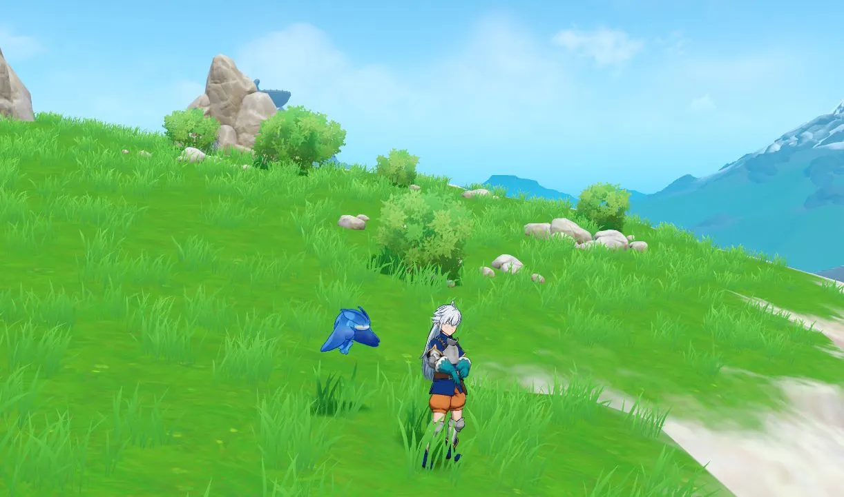 懐いた水の精霊