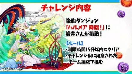チャレンジ内容