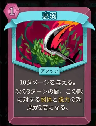 衰弱のアイコン