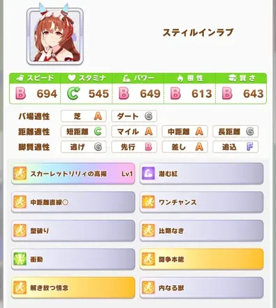 秋華賞スティル