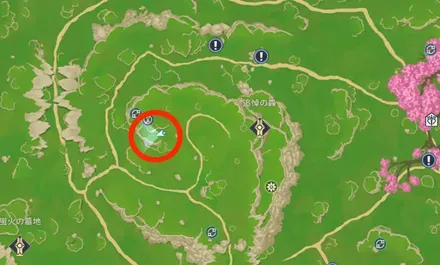 小人のラッパ_場所