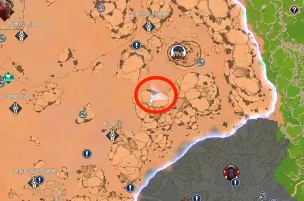 慈悲の石板の欠片_場所