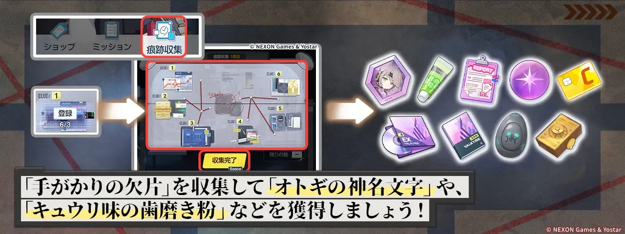 手がかりの欠片を入手