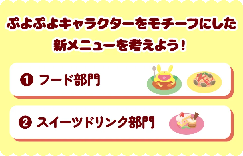 メニューアイデア募集