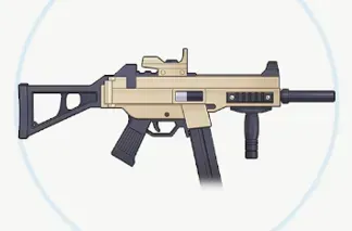 FOX-45式サブマシンガン画像