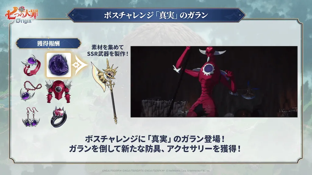 ボスチャレンジ「真実」のガラン