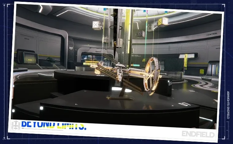 啓明宇宙ステーションの模型