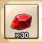 職業パネルの輝石（赤）