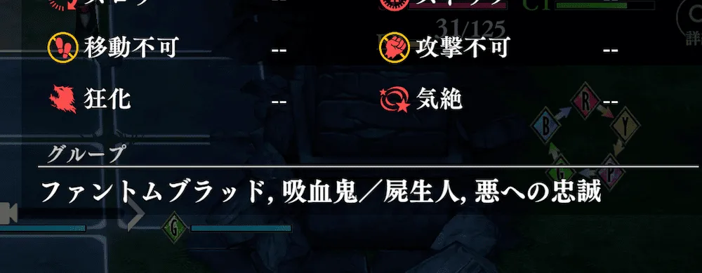 敵ステータス