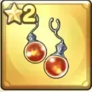 炎のイヤリング画像