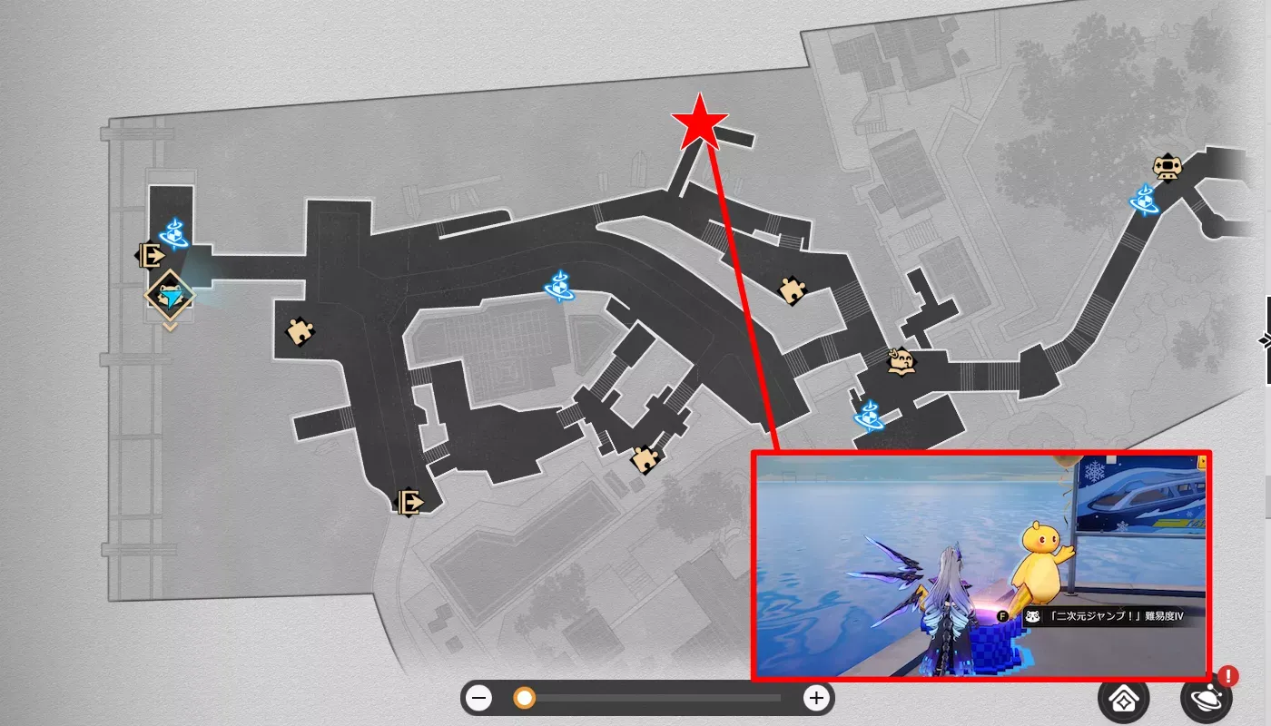 港の二次元ジャンプ