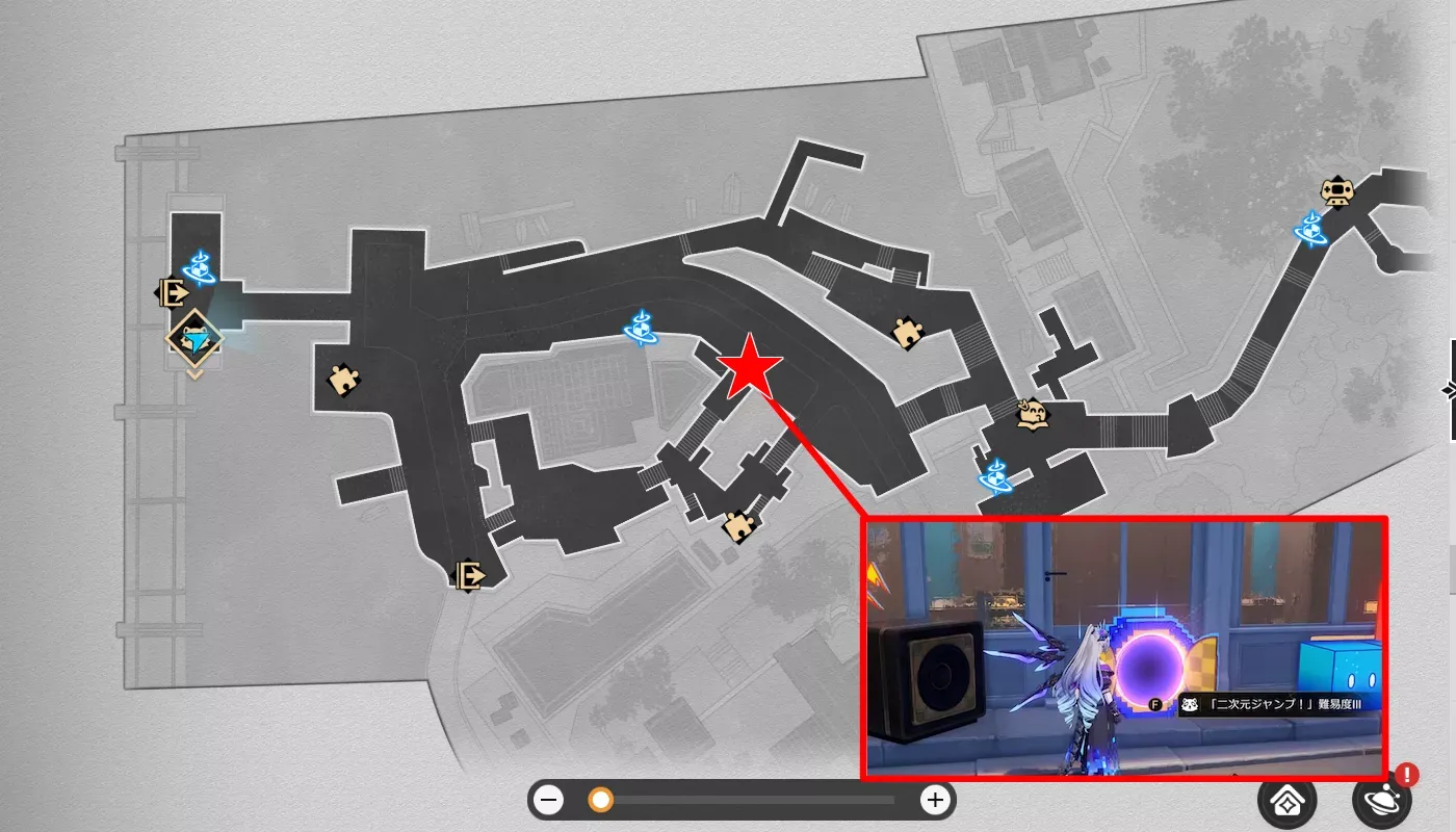 大通りの二次元ジャンプ