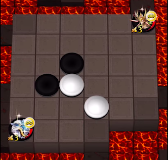 地底火山の炎の王のバナー