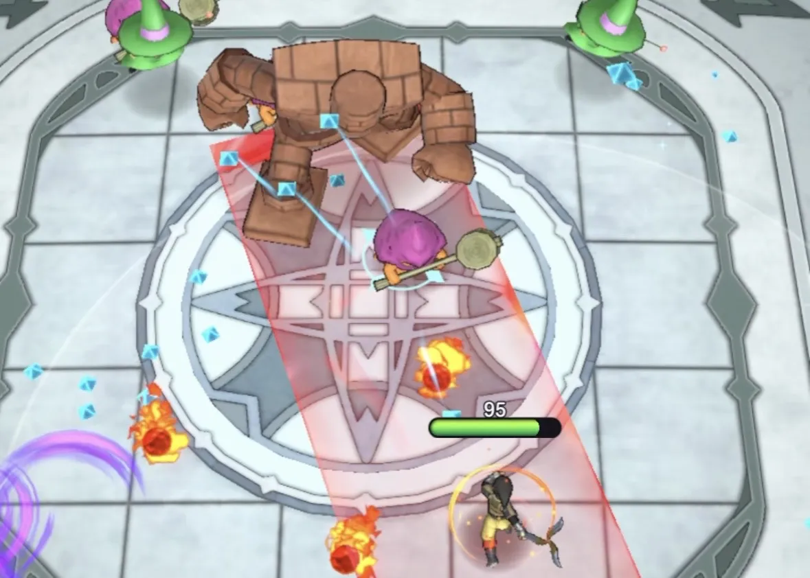 モンスターの攻撃を避ける