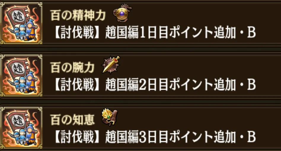 討伐ポイントアップ