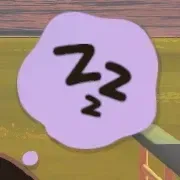 紫色の吹き出し