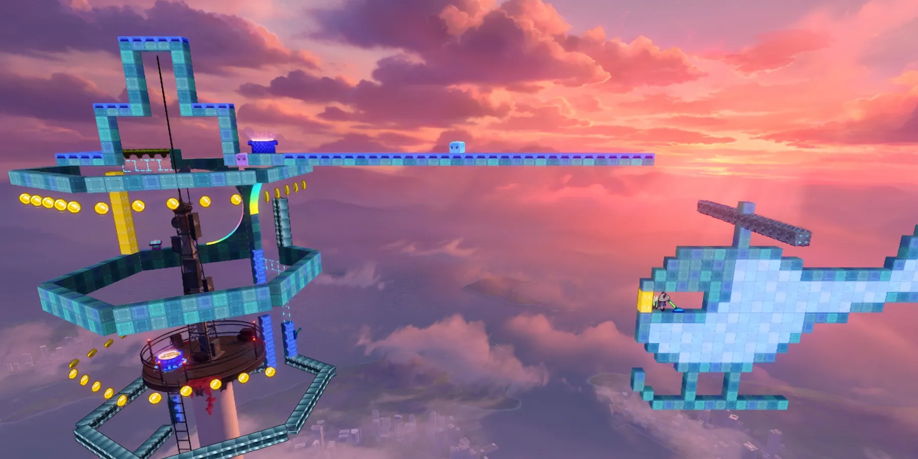 最上部のヘリコプター