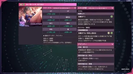 SSレゾナンス黒澤真希(鉄火場の女帝)スタイル詳細