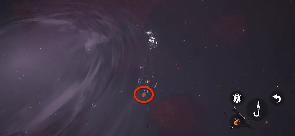 ユウヤケボラの魚影