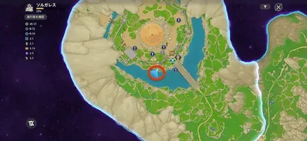 夜光アロワナの出現場所_マップ