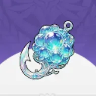 水しぶきの水晶画像