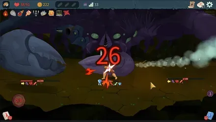 ロケットの攻撃が強力