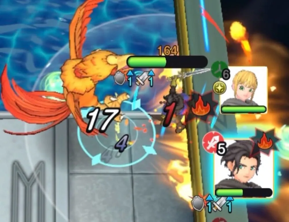 ひくいどりの近接攻撃