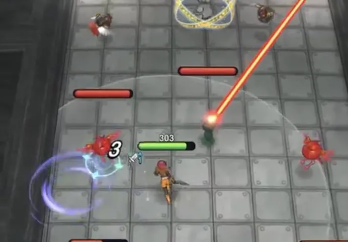 レーザーを避ける