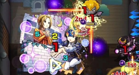 ワープと減速壁に対応したキャラを編成