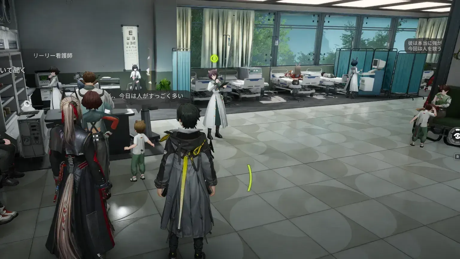 診療所へ向かう