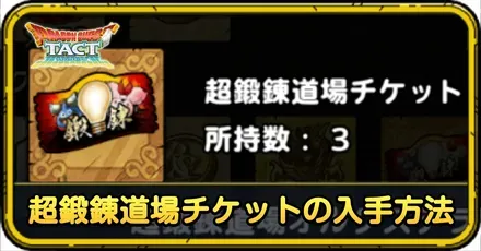 超鍛錬道場チケット