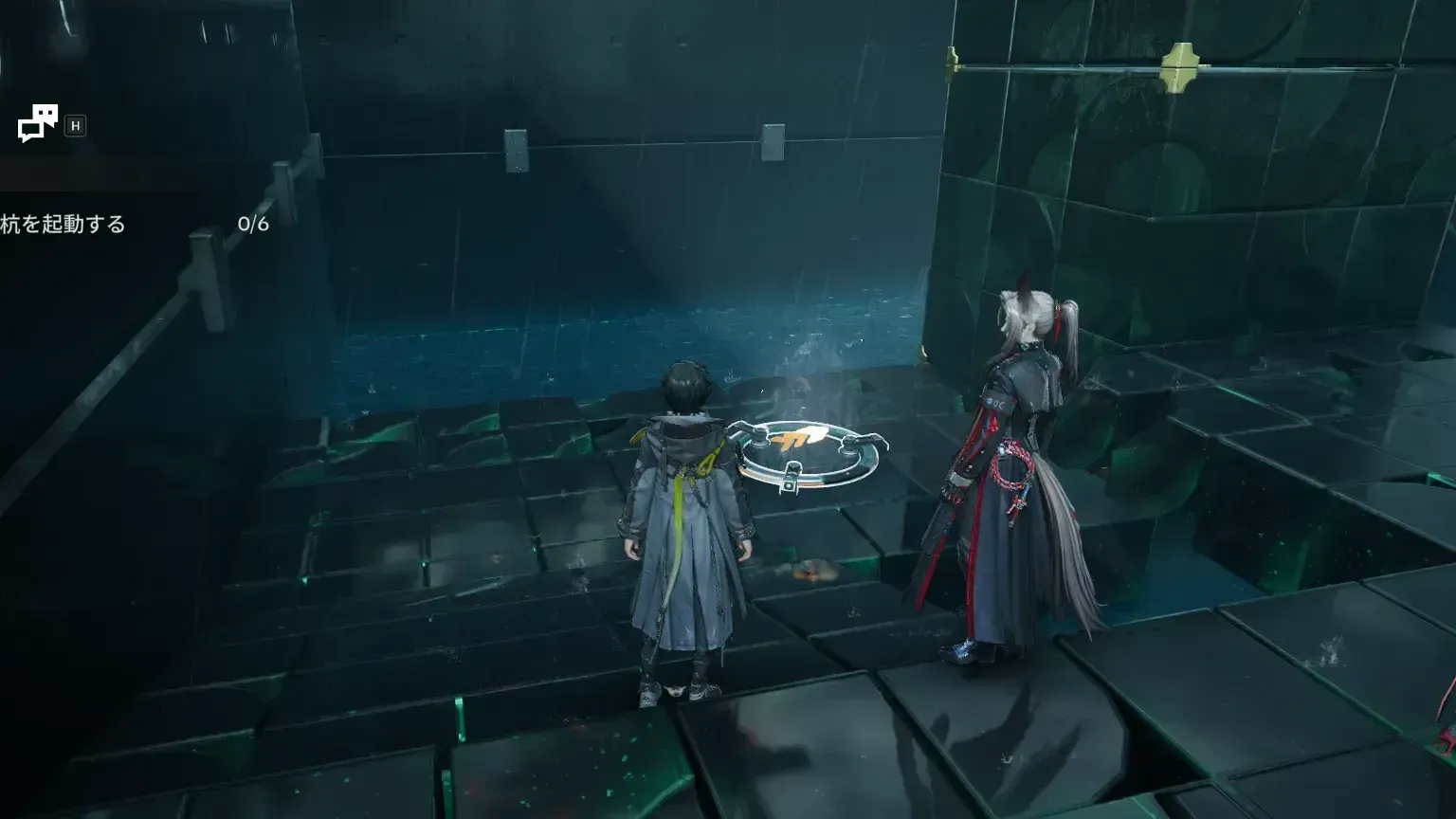 1個目の補杭を起動する