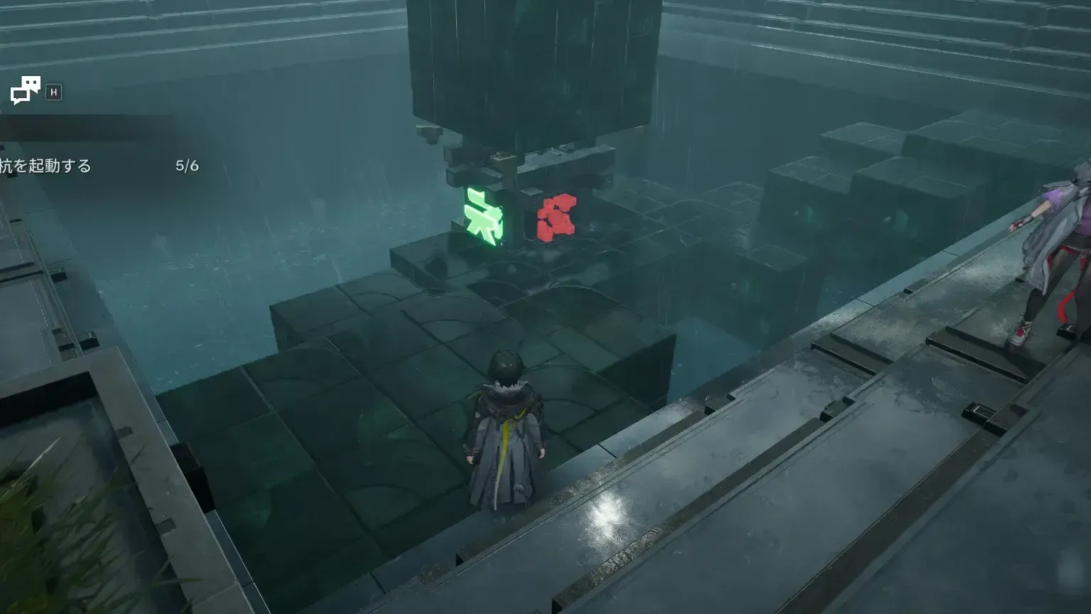 6個目の補杭を起動する