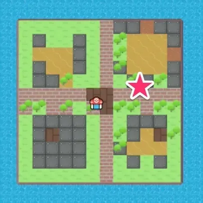 スタンドかんばんの位置マップ