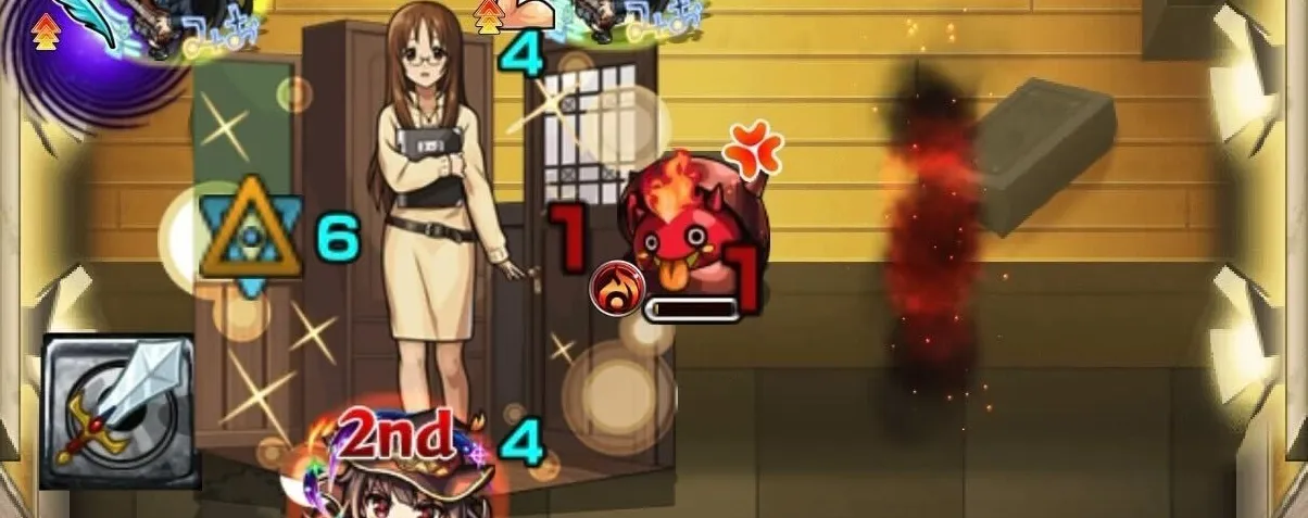 剣を回収して敵を攻撃