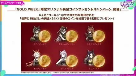 純金コインプレゼントキャンペーン