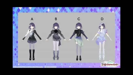 秦谷美鈴の衣装ラフ