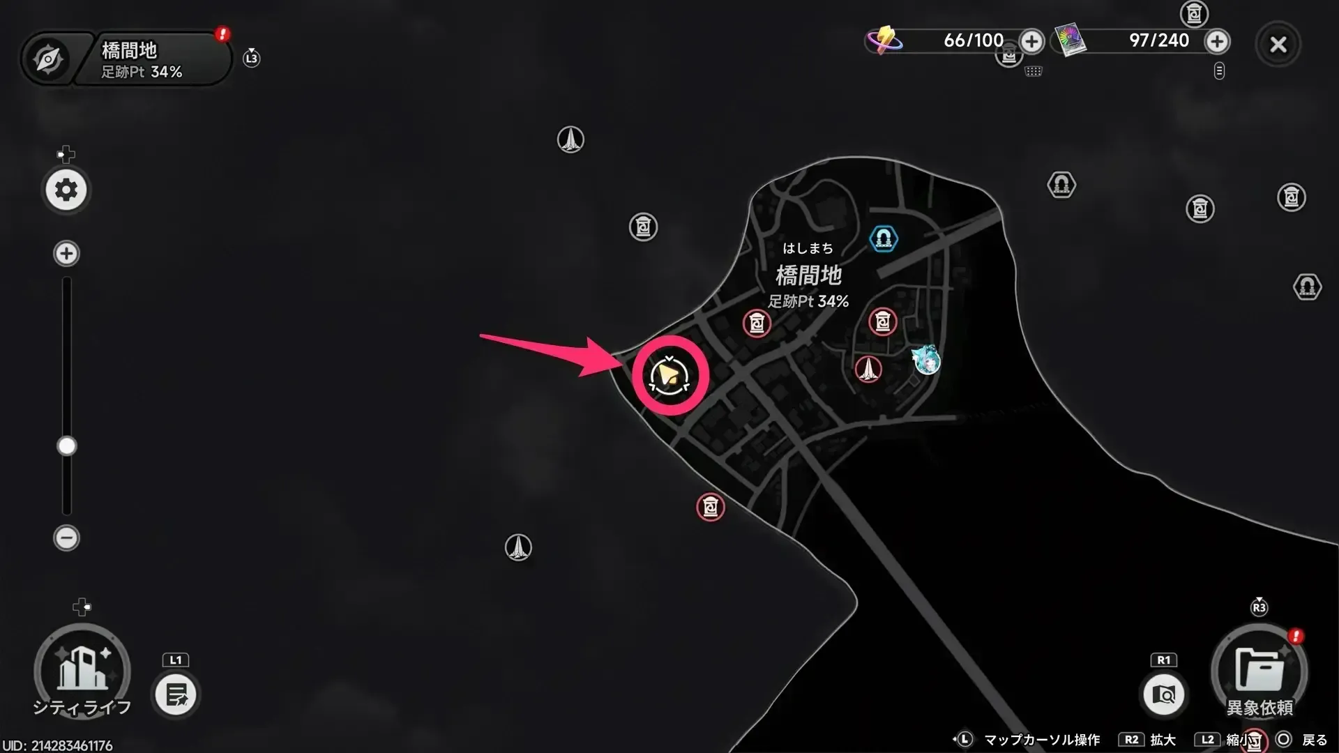 引きのマップ画像