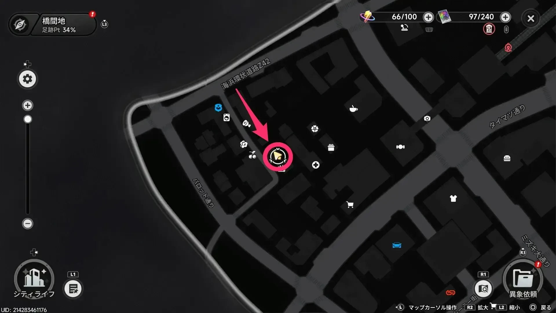 寄りのマップ画像