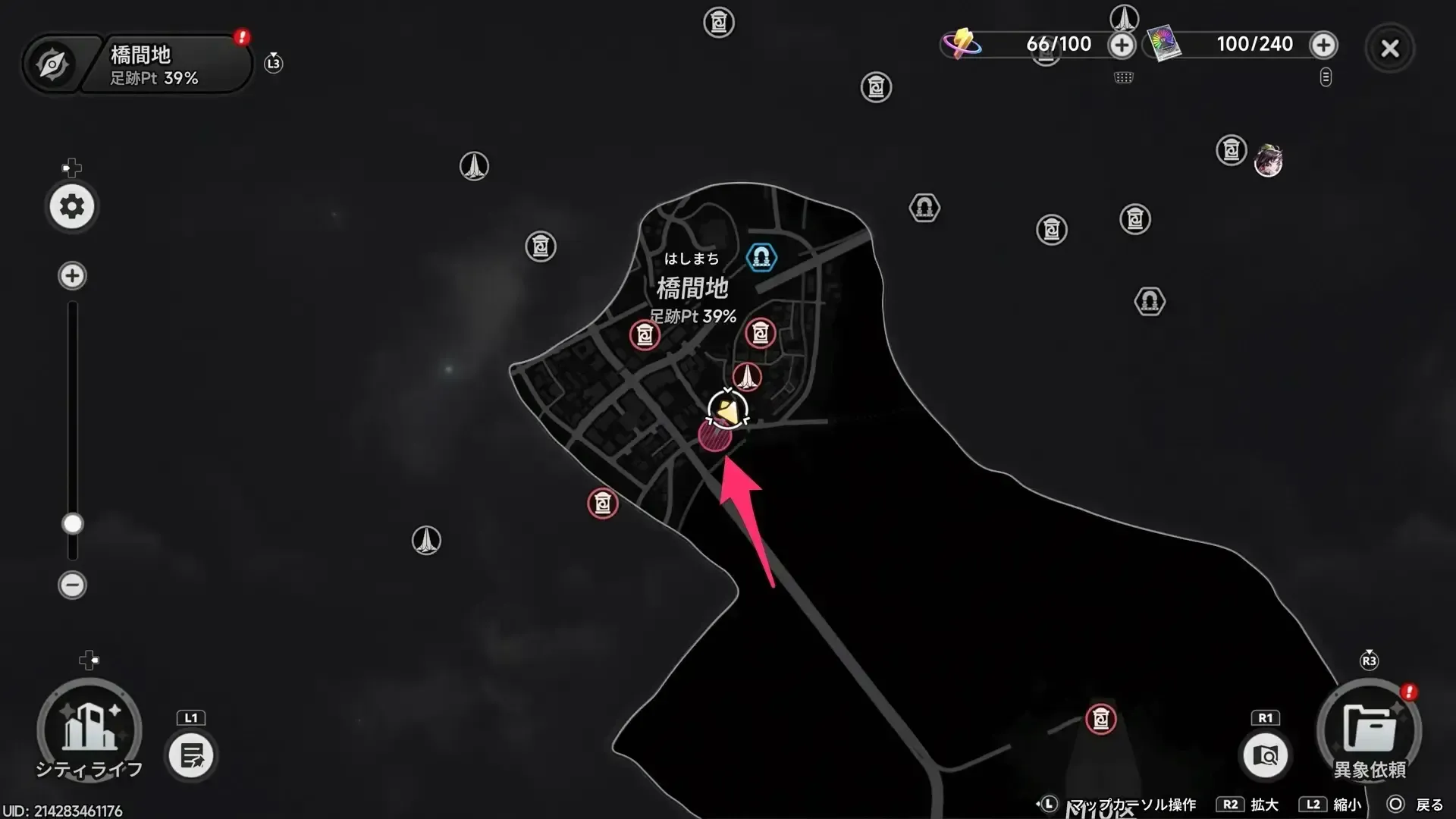 引きのマップ画像