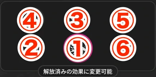 覚醒効果の取得順番