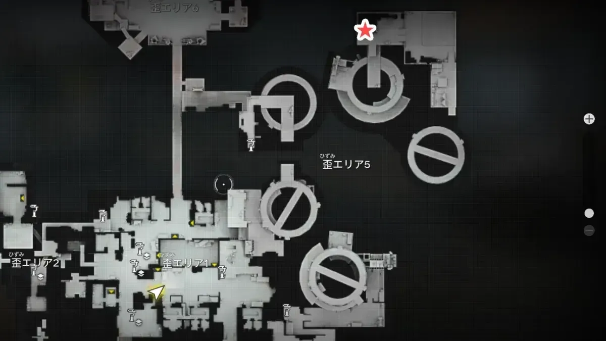 エリア5のマップ画像