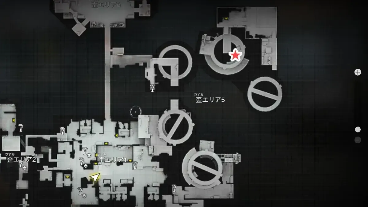 エリア5のマップ画像