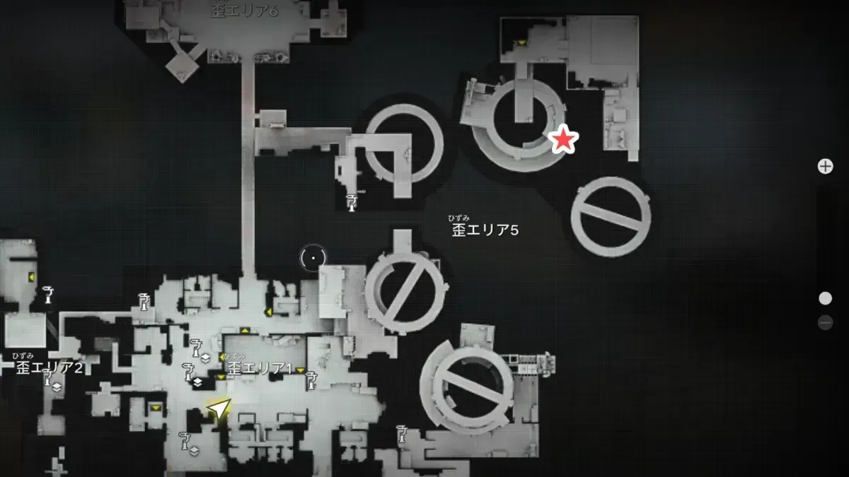 エリア5のマップ画像